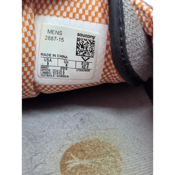 Saucony Jazz Men's Sneakers Size 9 Brown Gray Athletic Pro Vegan Running Shoes - Picture 16 of 16